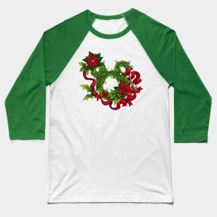 Festive Wreath Baseball T-Shirt